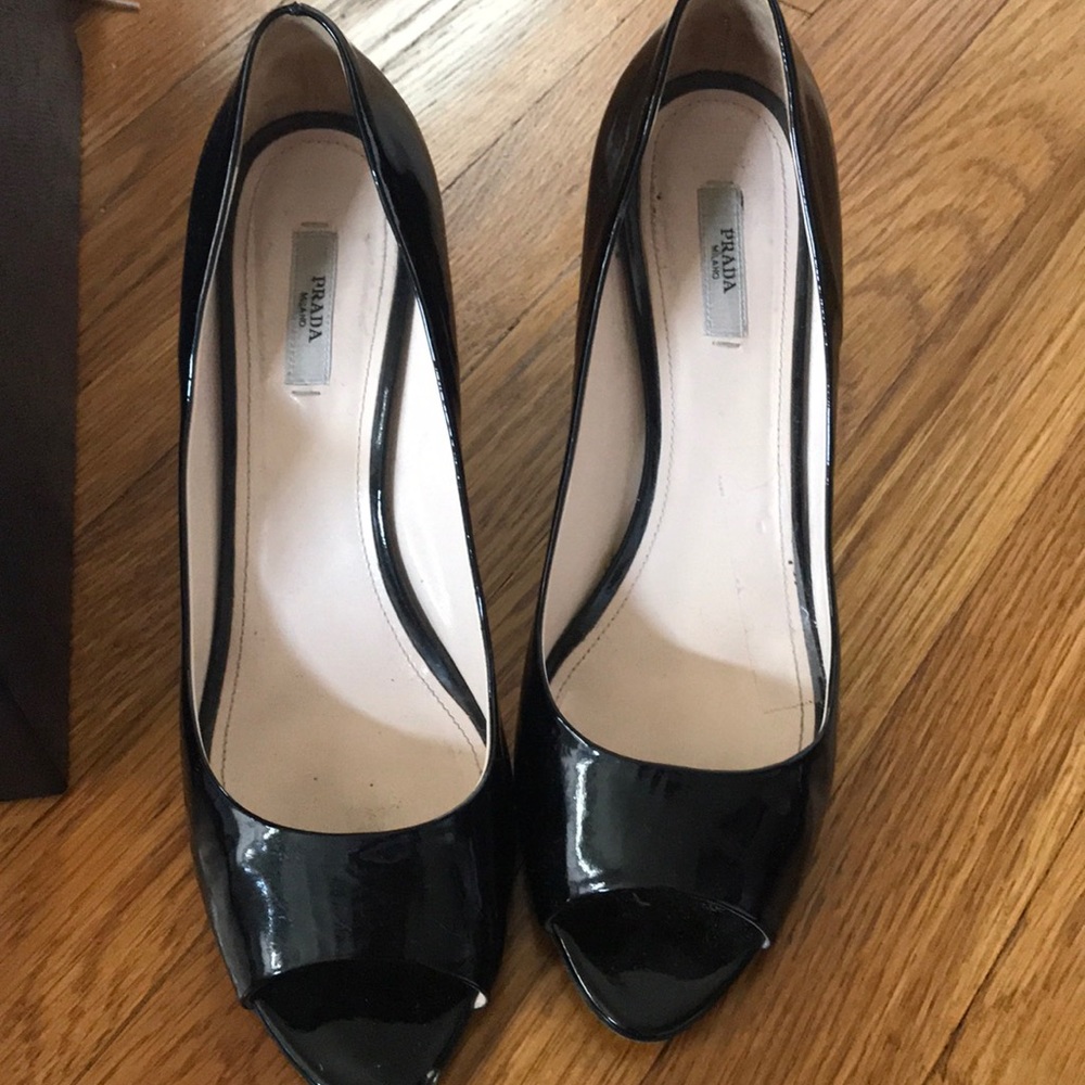 Prada wedges